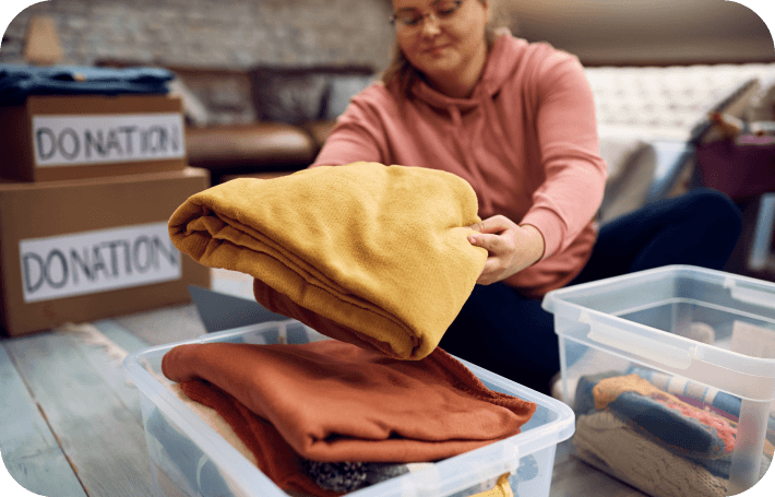 clothing packing